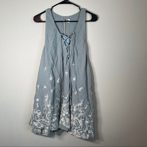 Show Me‎ Your Mumu Rancho Mirage Lace Up Dress Size L - Picture 2 of 10